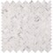 Msi Calacatta Cressa Herringbone SAMPLE Honed Marble Mesh-Mounted Mosaic Tile ZOR-MD-0140-SAM - alternate 2